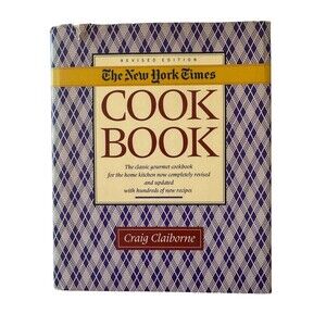THE NEW YORK TIMES COOKBOOK REVISED EDITION 1990 by Craig Claiborne Vintage